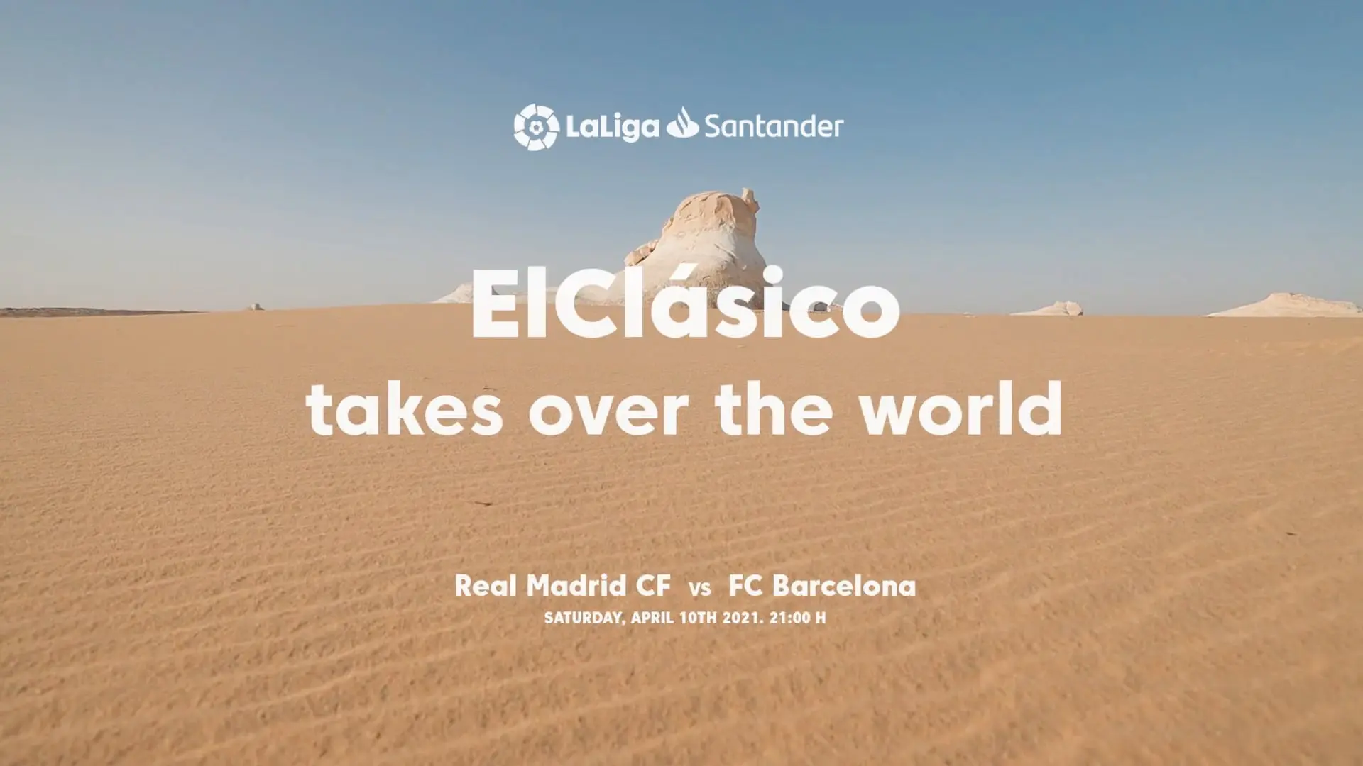 La Liga El Clasico Black & White Desert Egypt campaign